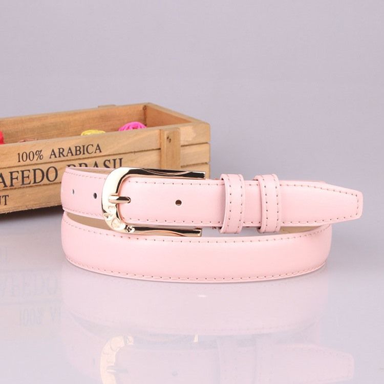 Fashion Pin Buckle Leopard Print Pu Belt