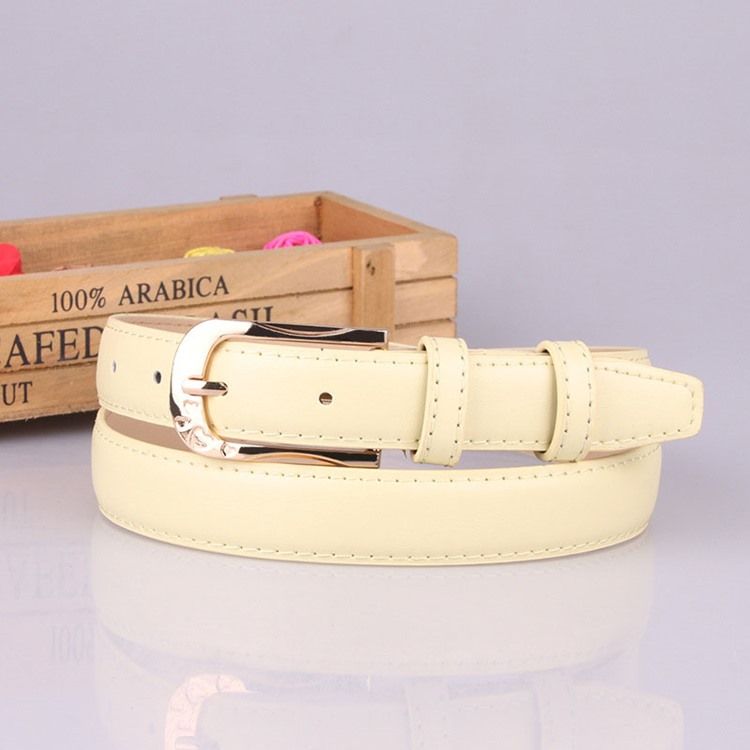 Fashion Pin Buckle Leopard Print Pu Belt