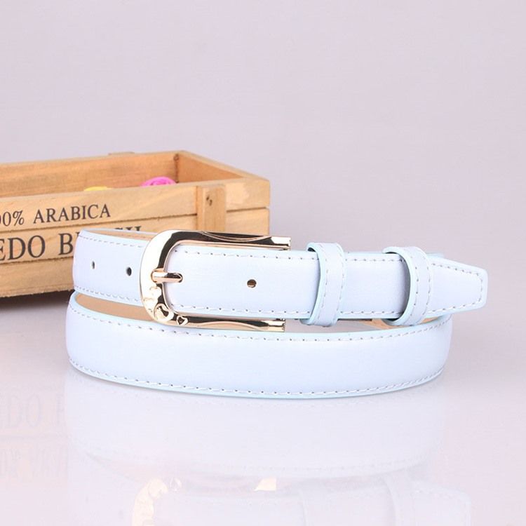 Fashion Pin Buckle Leopard Print Pu Belt