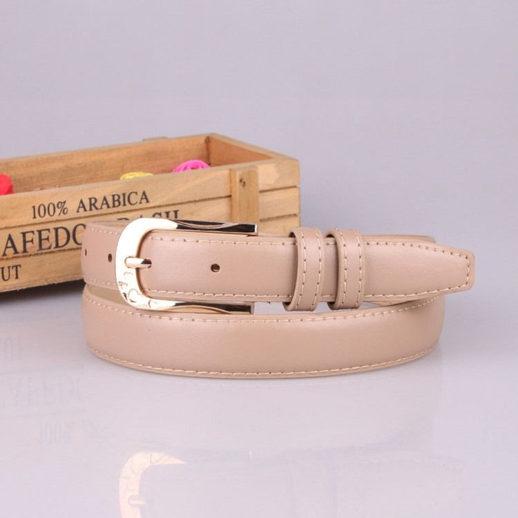 Fashion Pin Buckle Leopard Print Pu Belt