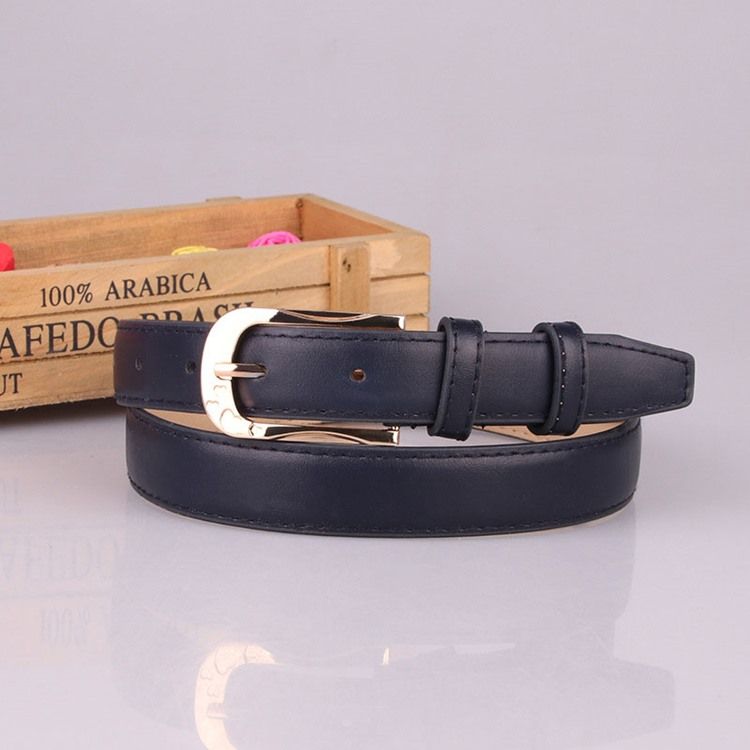 Fashion Pin Buckle Leopard Print Pu Belt