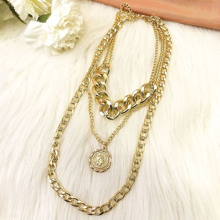 Golden Hoop Sexigt Halsband