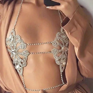 Rhinestone Body Chain Necklace