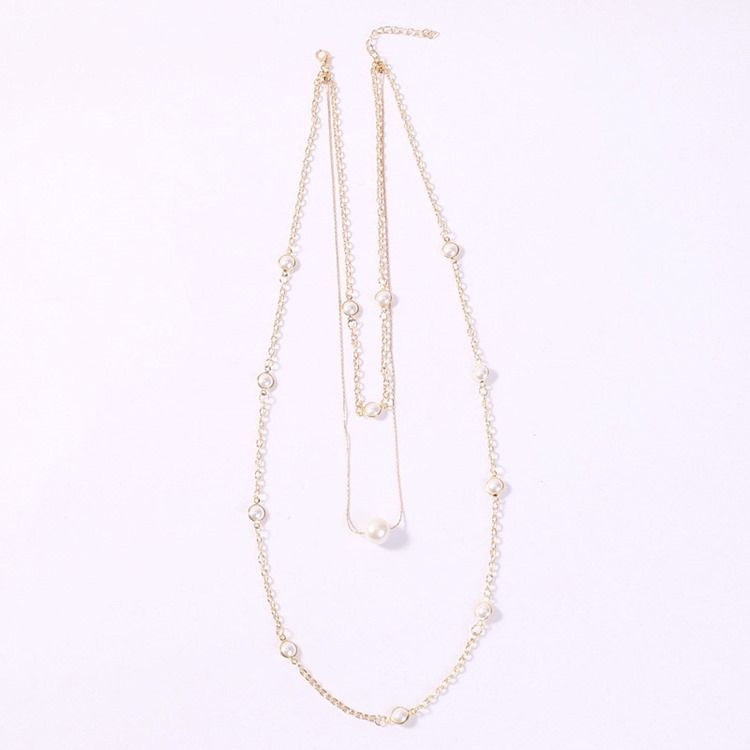 Sweet Pearl Inlagda Kvinnliga Halsband