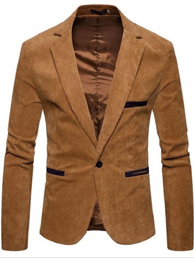 En Knapp Casual Herr Slim Slim Blazer