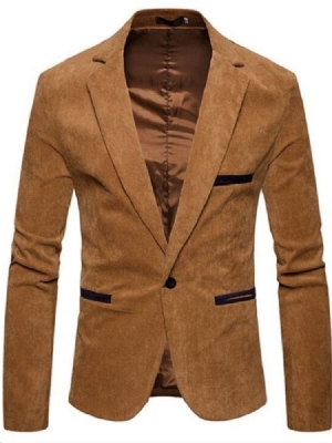 En Knapp Casual Herr Slim Slim Blazer