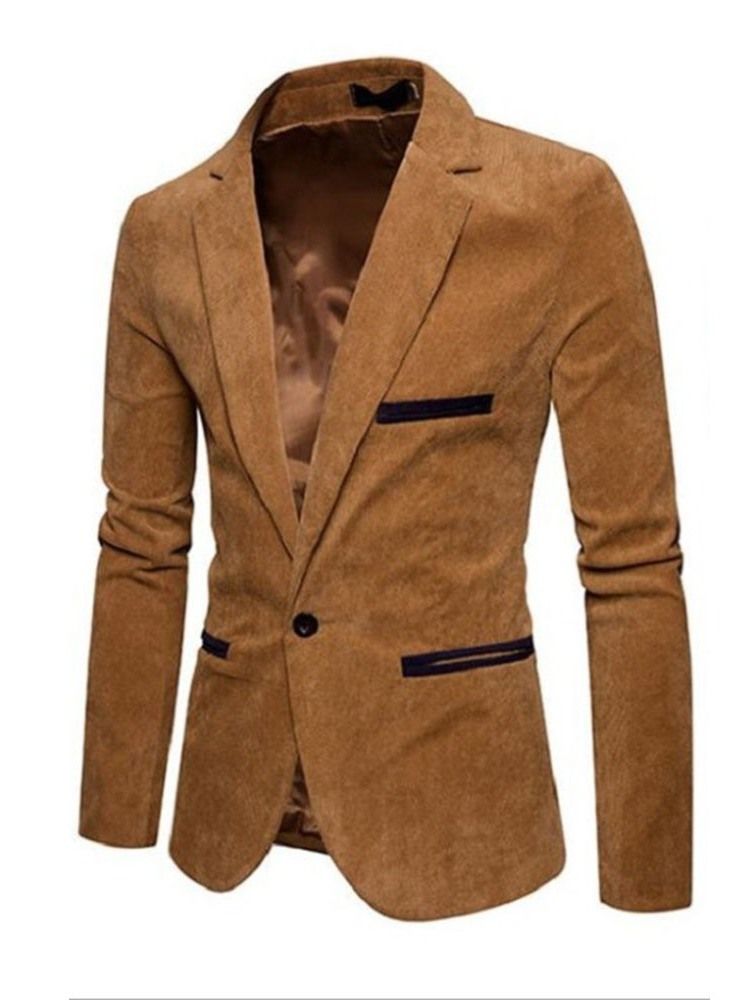 En Knapp Casual Herr Slim Slim Blazer