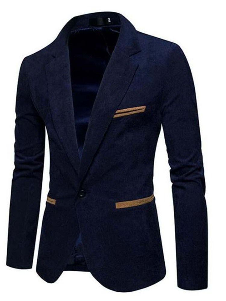 En Knapp Casual Herr Slim Slim Blazer