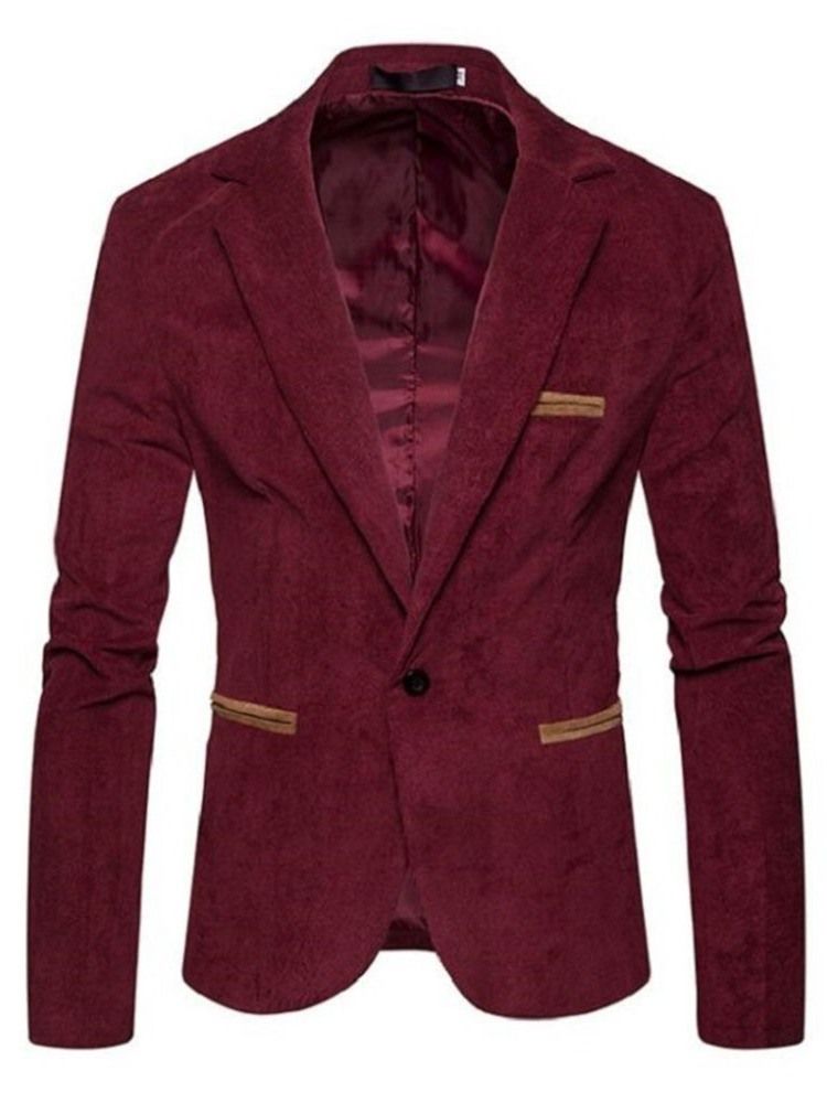 En Knapp Casual Herr Slim Slim Blazer