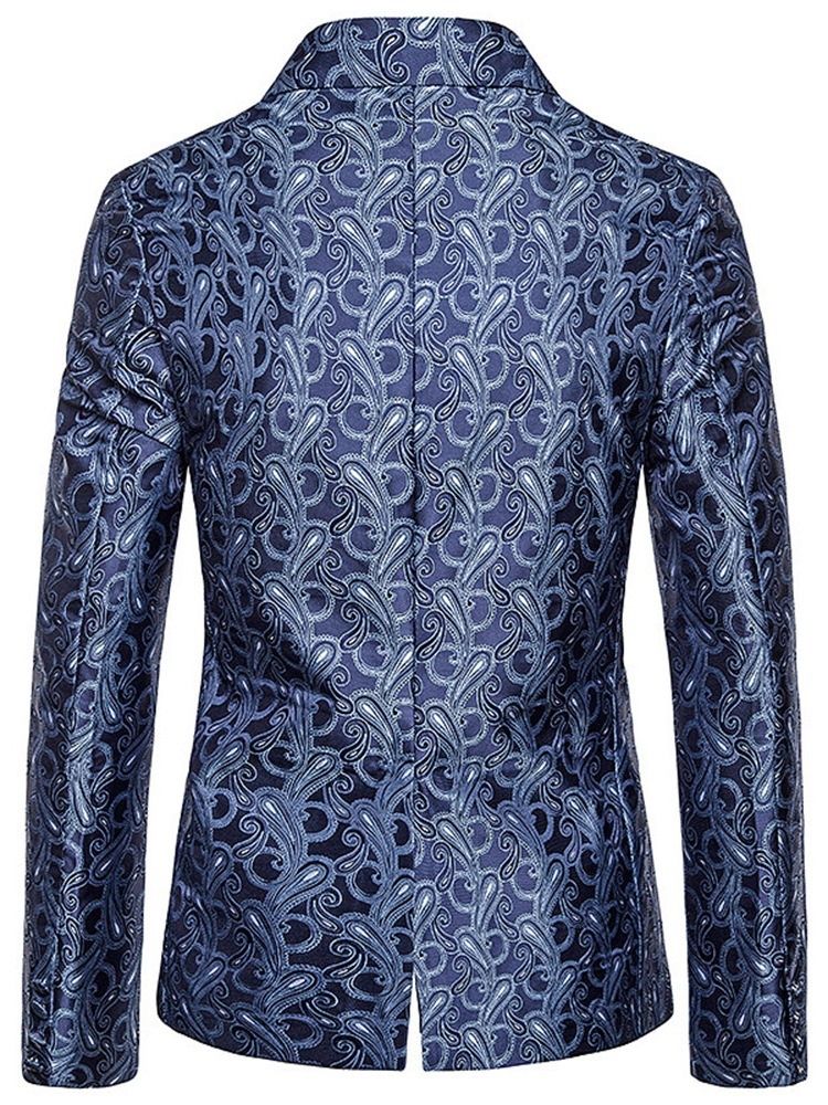 Single-breasted Print Casual Men's Leisure Blazer