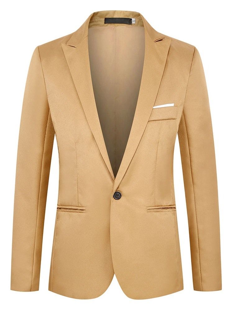 Slim Casual Plain Men's Blazer