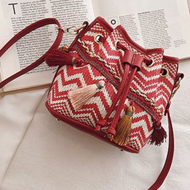 Bohemian Style Twill Shoulder Bags