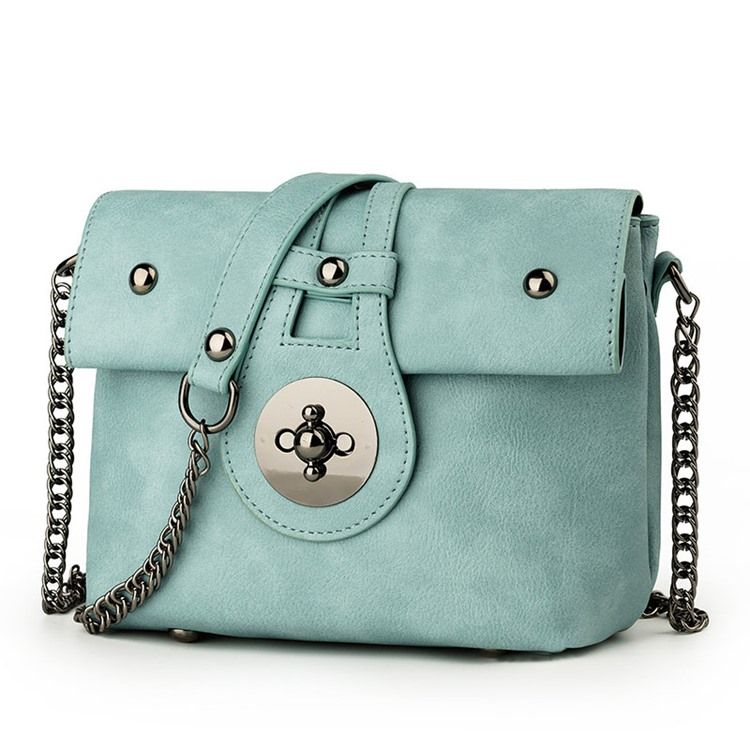 Erircdress Candy Color Latch Mini Crossbody Bag