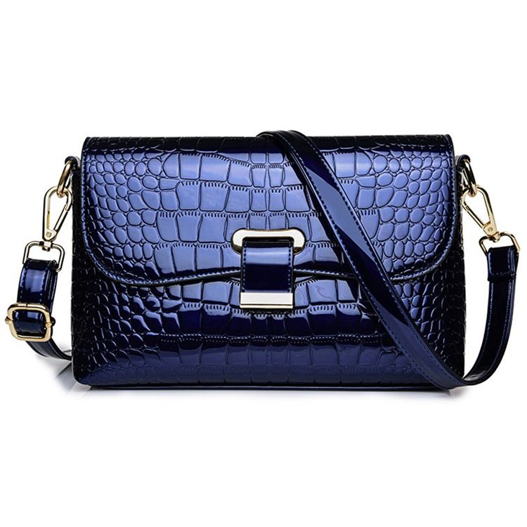 Mode Pu Alligator Crossbody Damväskor