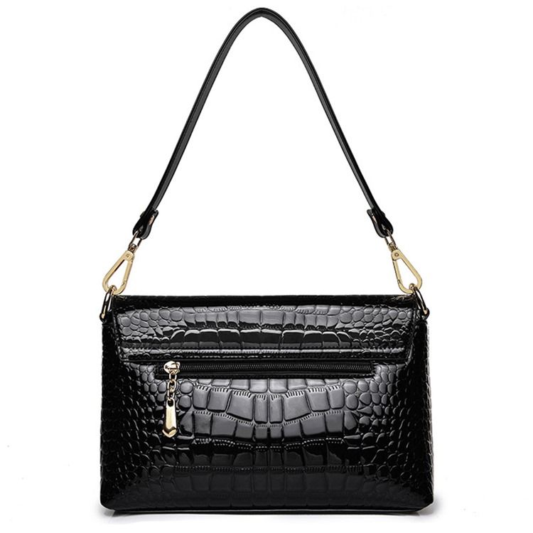 Mode Pu Alligator Crossbody Damväskor