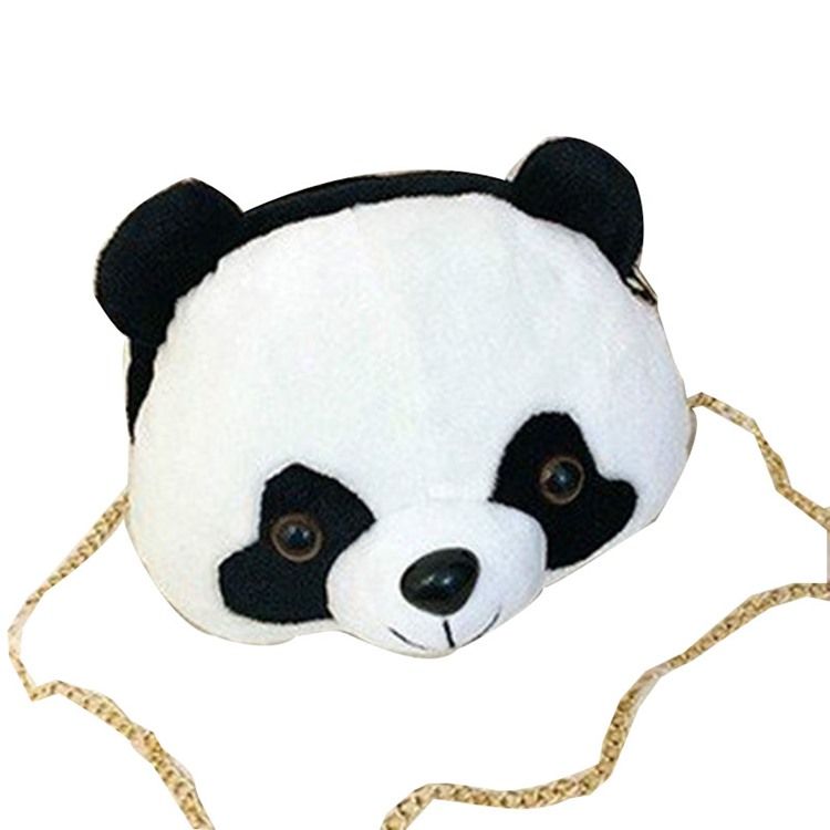 Panda Polyester Chain Crossbody Väskor