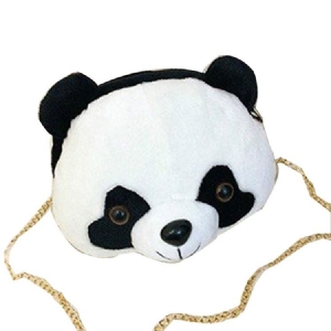 Panda Polyester Chain Crossbody Väskor