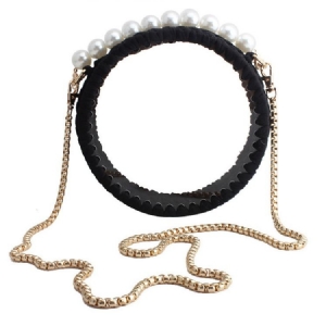 Polyester Chain Circular Crossbody Bags