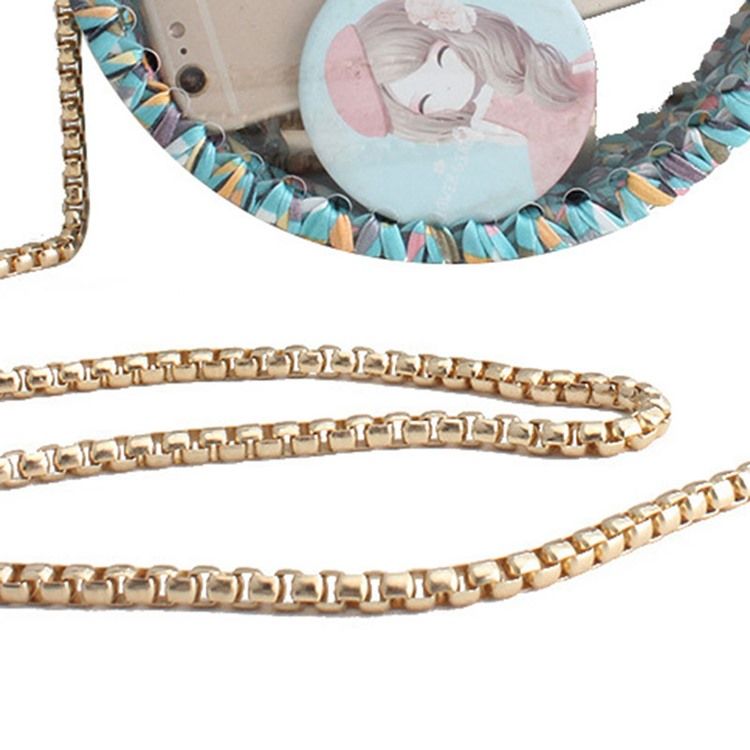 Polyester Chain Circular Crossbody Bags