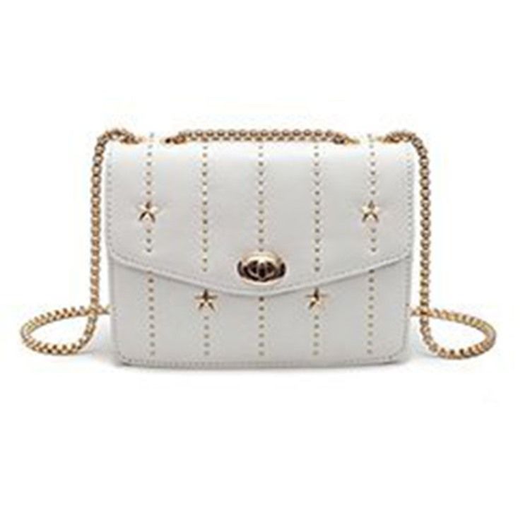 Rivet Pu Rectangle Crossbody Bags