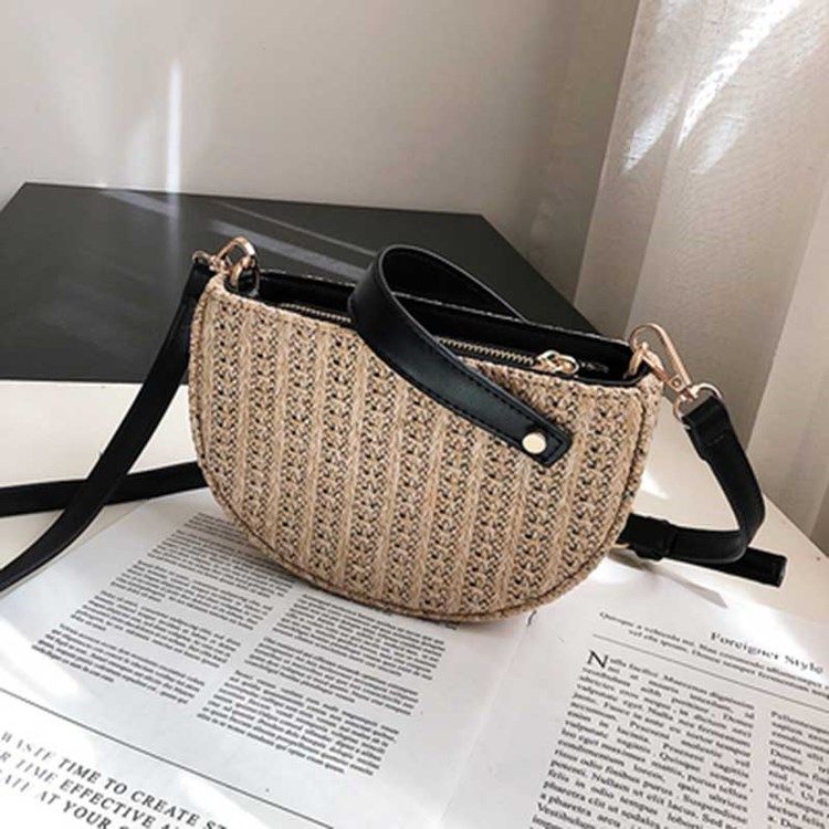 Straw Fashion Crossbody Väskor