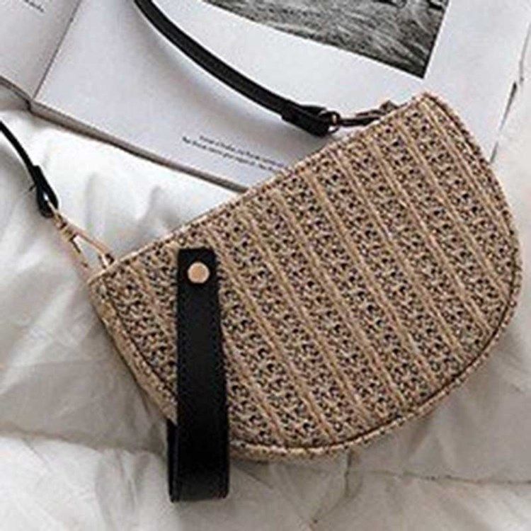 Straw Fashion Crossbody Väskor