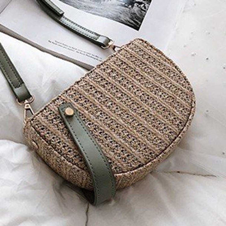 Straw Fashion Crossbody Väskor