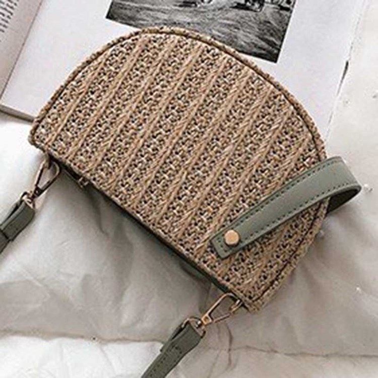 Straw Fashion Crossbody Väskor