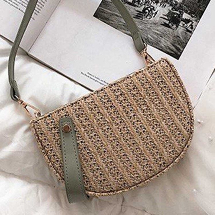 Straw Fashion Crossbody Väskor