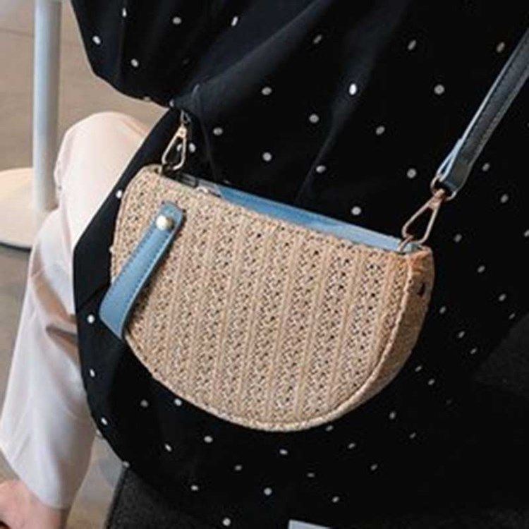 Straw Fashion Crossbody Väskor