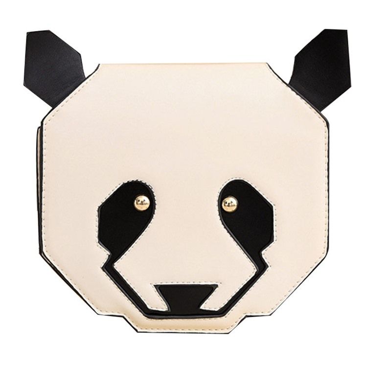 Synlig Tecknad Panda Shape Crossbody Bag