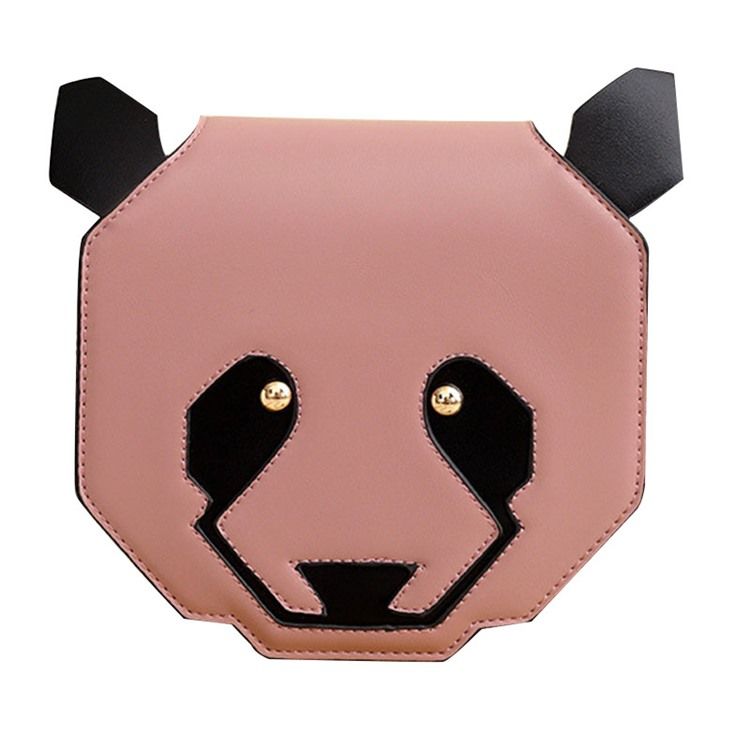 Synlig Tecknad Panda Shape Crossbody Bag