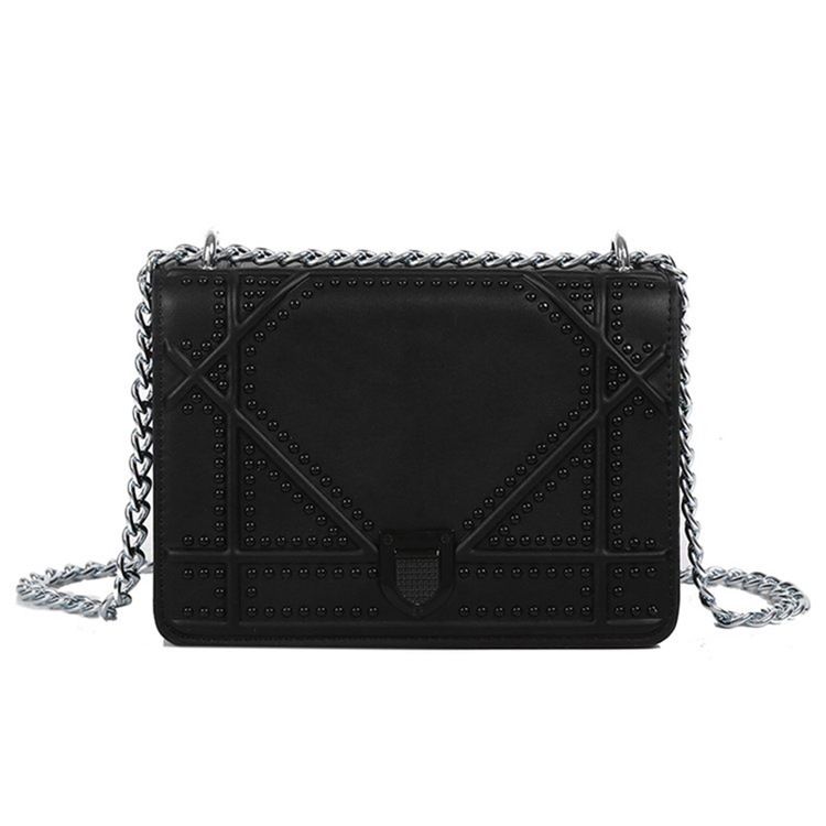 Tråd Pu Geometriska Flik Crossbody Väskor