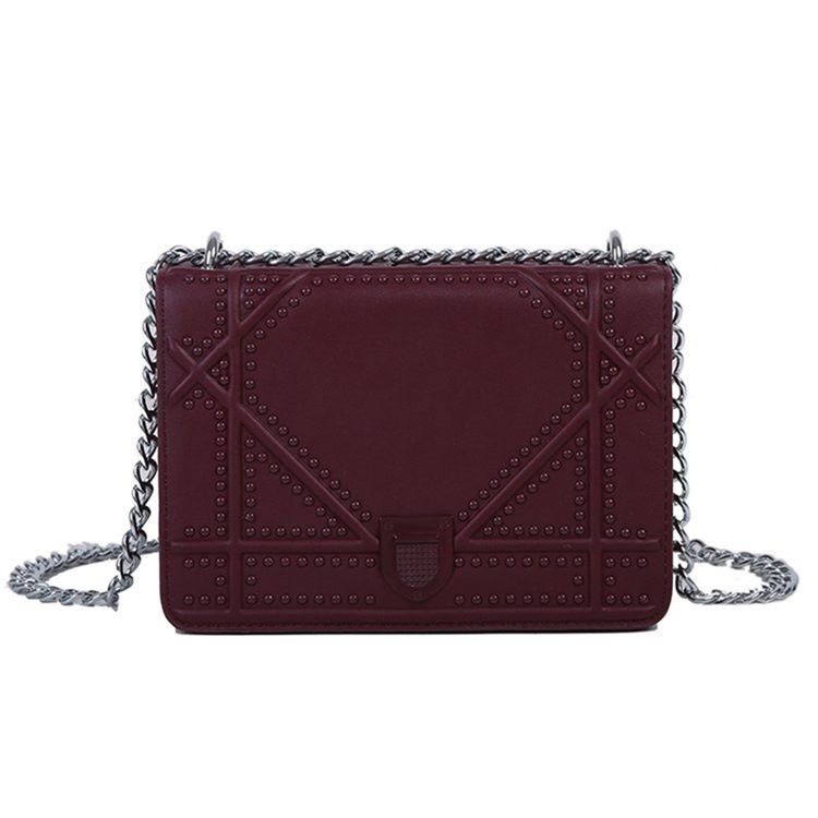 Tråd Pu Geometriska Flik Crossbody Väskor