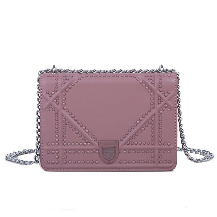 Tråd Pu Geometriska Flik Crossbody Väskor