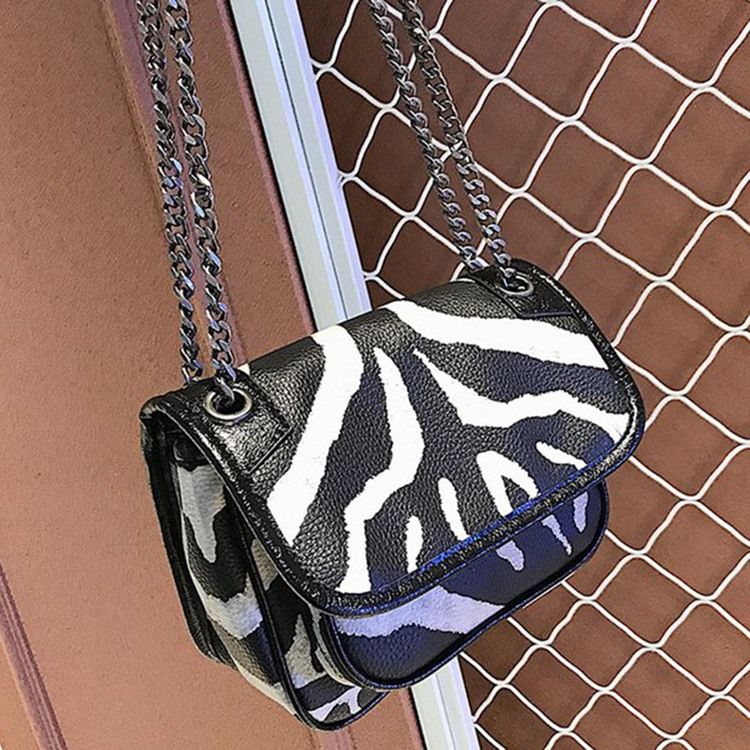 Zebra Stripe Crossbody Bag