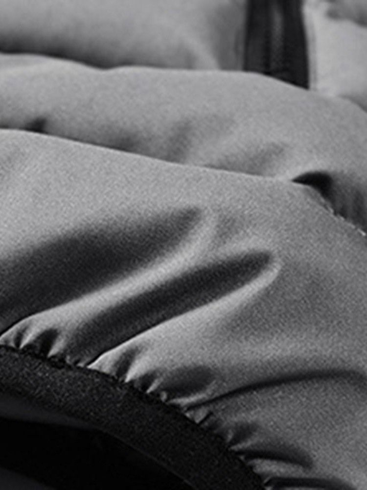 Hooded Zipper Standard European Dunjacka För Män