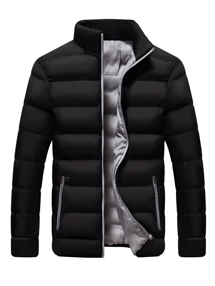 Standard-dragkedja För Män Slim Down Jacket