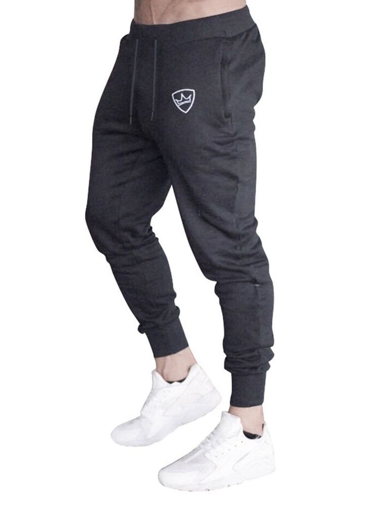 Casual Micro-elastic Slim Slim Byxor För Män