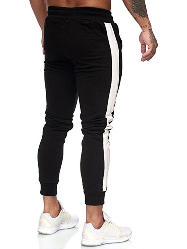 Lace-up Pencil Pants Lace-up Men's Byxor