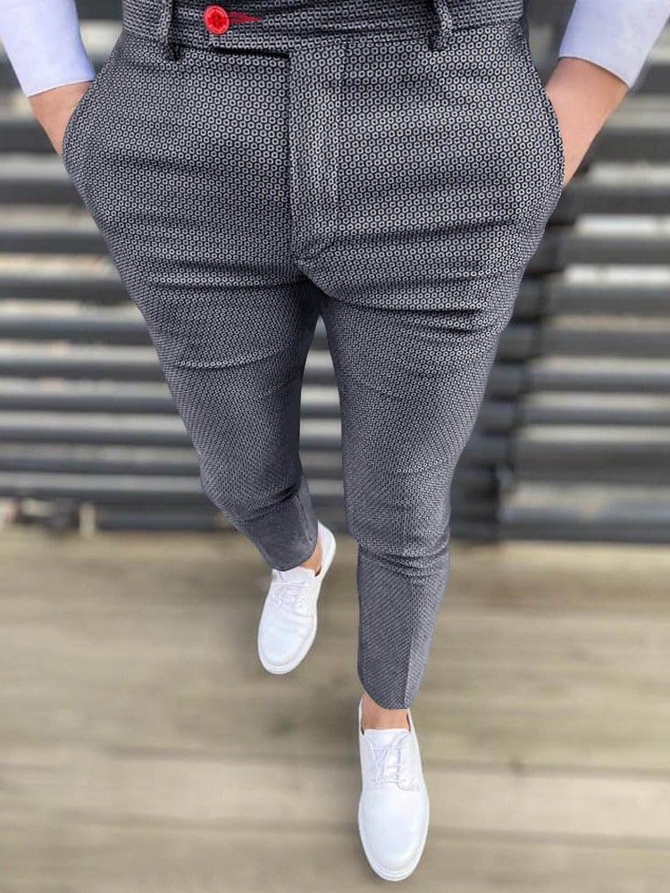 Pocket Men's Pencil Pants