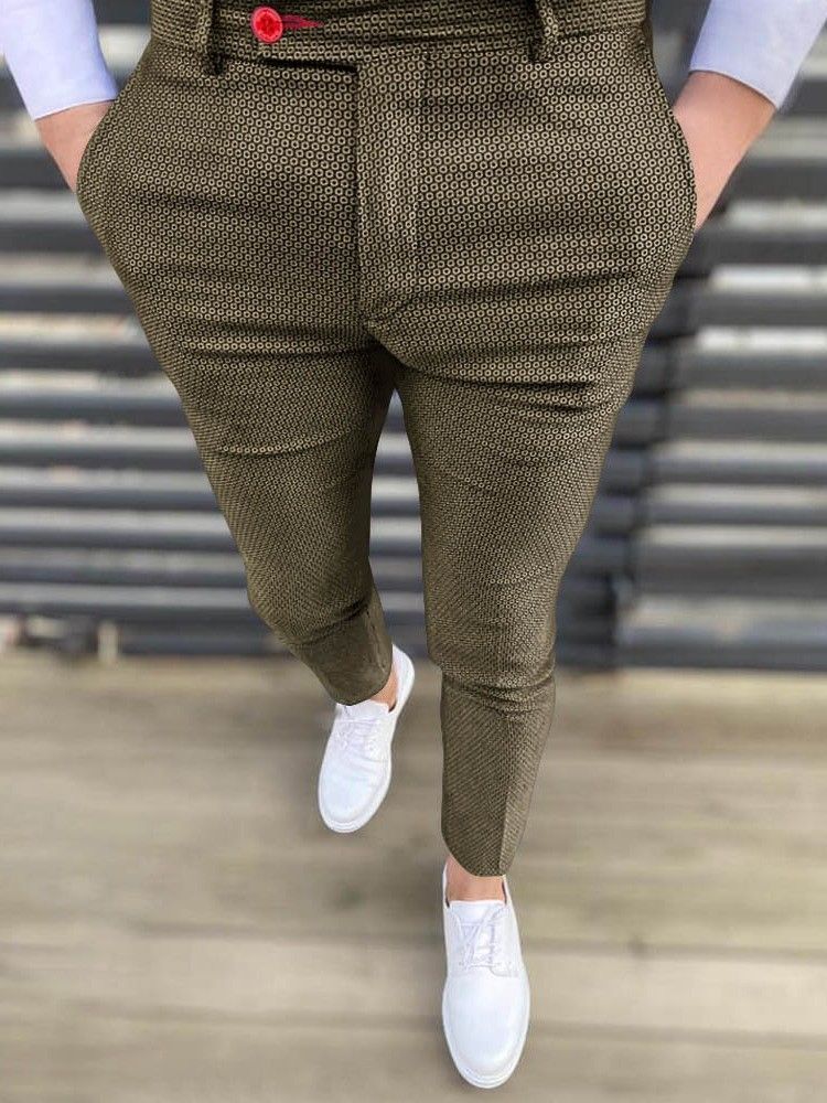 Pocket Men's Pencil Pants